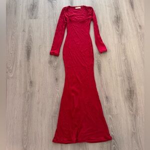 Red skims inspired dress
